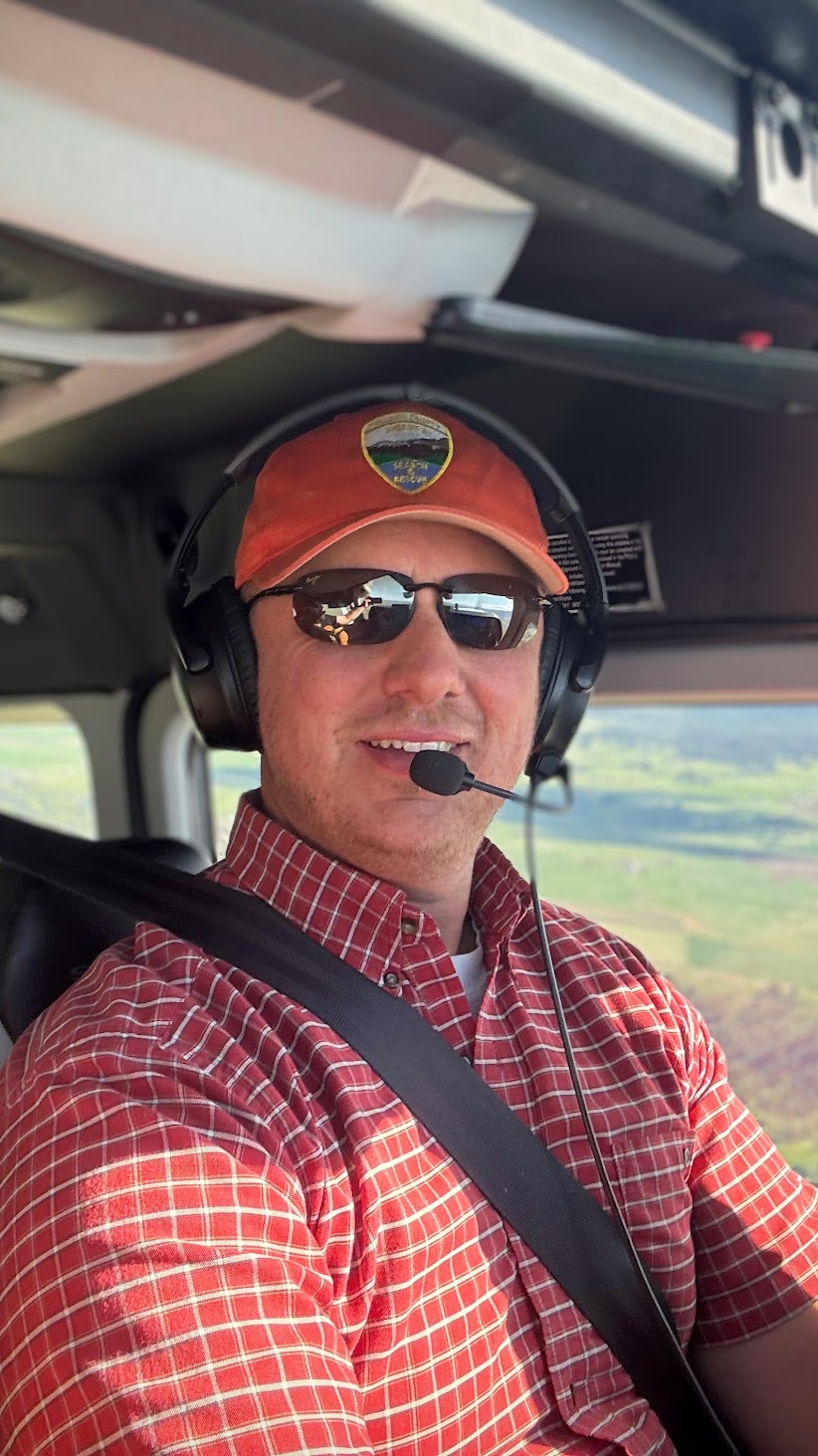 Brent Neely in the cockpit en route to a Boise deal